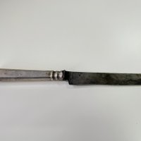 Стар сребърен нож №1532, снимка 6 - Антикварни и старинни предмети - 35160897