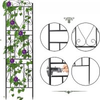 Декоративна ограда, комплект от 2 броя HW-ZZ122, снимка 5 - Градински мебели, декорация  - 42107640