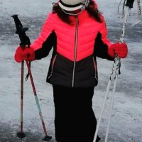 Нов полар за момиче 7-8г., 128см и ски маска/очила , снимка 2 - Детски якета и елеци - 42756143