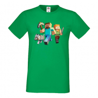 Мъжка тениска майнкрафт Minecraft 1,Minecraft,Игра,Забавление,подарък,Изненада,Рожден Ден., снимка 7 - Тениски - 36494957