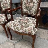 Уникални стари столове тип кресло. №3985, снимка 2 - Антикварни и старинни предмети - 40712955