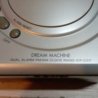 Радио Часовник "Sony" icf-C317, снимка 5 - Радиокасетофони, транзистори - 42660208