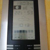 метеорологични станции с часовник, термометър и прогноза, снимка 1 - Друга електроника - 42457599