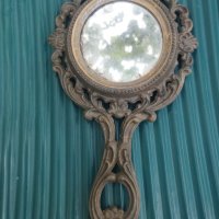 Автентично старо ретро огледало тип "Огледалце, огледалце!", снимка 4 - Антикварни и старинни предмети - 34958351