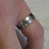 Мъжки сребърен пръстен с Исусовата молитва - Господи, Иисусе Христе, Сине Божий, помилуй мене гр, снимка 6 - Пръстени - 29932328