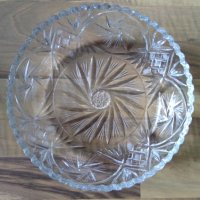 Старинна кристална фруктиера/ Antique crystal fruit bowl, снимка 1 - Антикварни и старинни предмети - 36691149