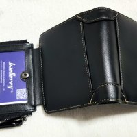 Качествен Мъжки портфейл, ретро портмоне, чанта за карти от PU кожа снимки цип ретро кожен портмоне, снимка 3 - Портфейли, портмонета - 42910815