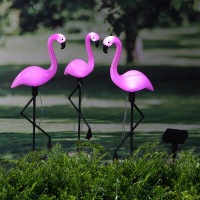 HI Соларни LED градински лампи Flamingo 3 бр（SKU:423908, снимка 1 - Други - 44922979