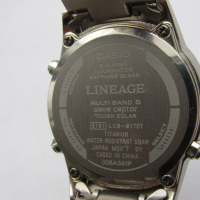 Casio LCW-M170T LINEAGE MULTI BAND 6 TITANIUM Касио титаниев ръчен часовник, снимка 11 - Мъжки - 44673493