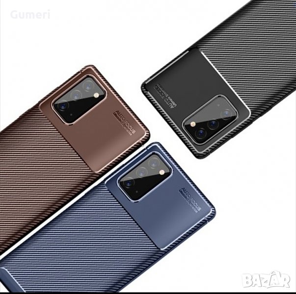  Samsung Galaxy Note20 Ultra /Samsung Galaxy Note20 Plus Карбонов удароустойчив гръб , снимка 1