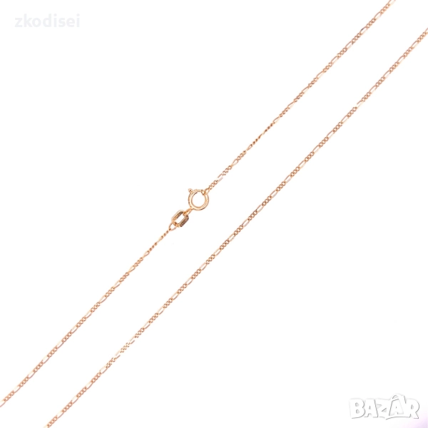 Златен синджир 1,23гр. 44,0см. 14кр. проба:585 модел:34823-1, снимка 1