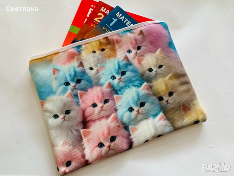 Текстилни папки за учебници и документи, снимка 1