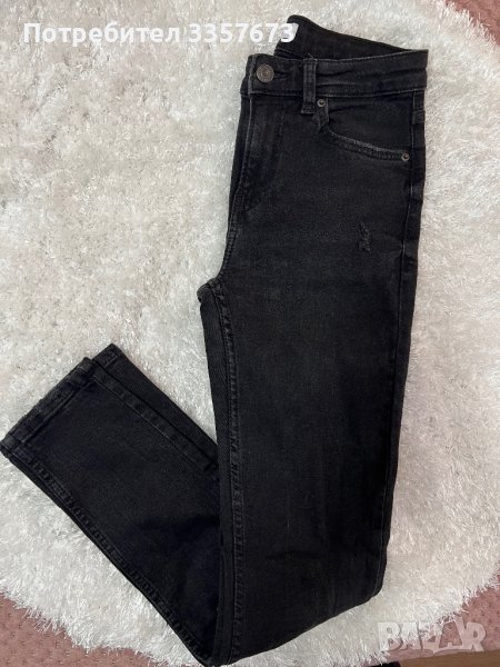 Черни дънки Bershka, снимка 1