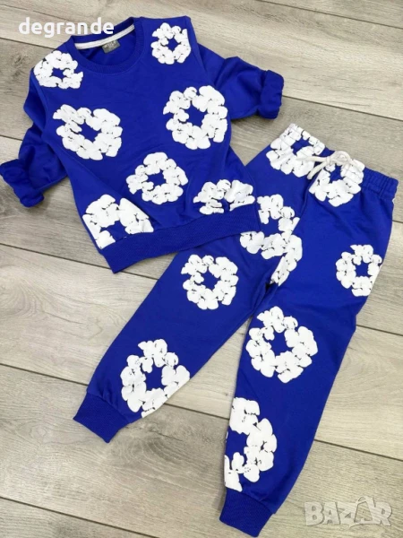Син Детски комплект на цветя, снимка 1