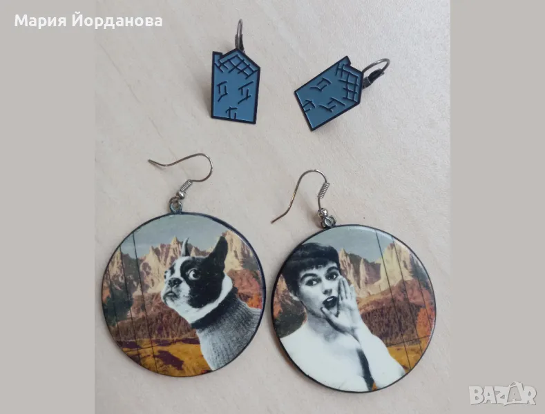 Авторски ръчноправени обеци, различни модели, снимка 1