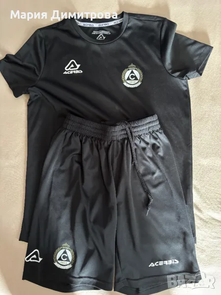 Черен футболен екип Славия 10г, снимка 1