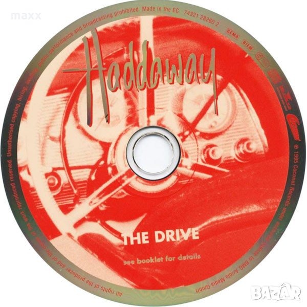   CD диск Haddaway ‎– The Drive без кутия, снимка 1