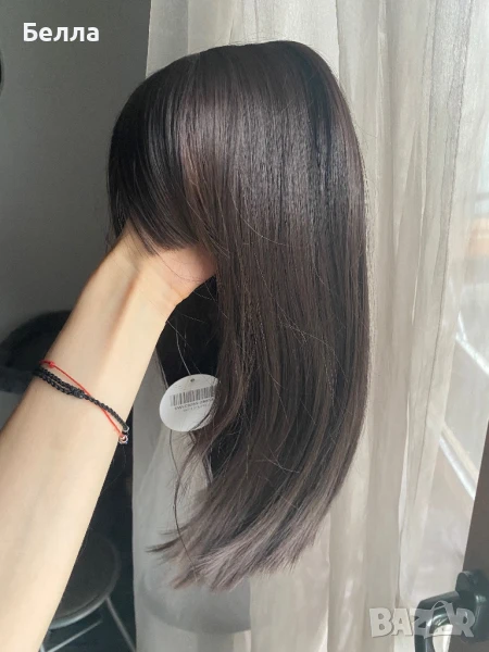 НОВА Къса естествена перука! 100% високо качество, снимка 1