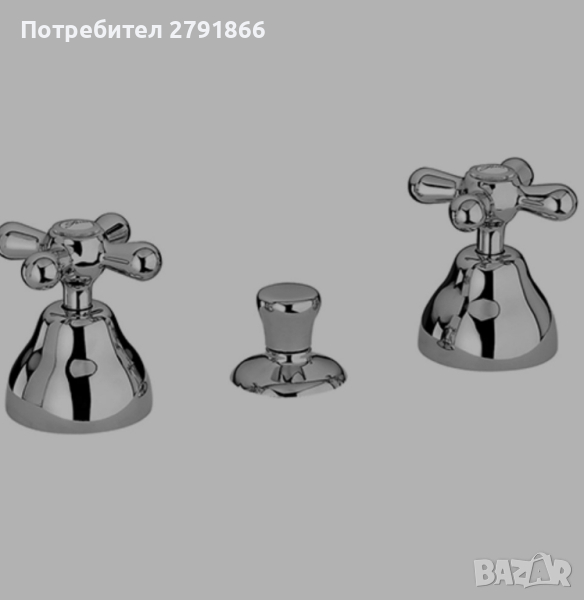 Смесител за биде с 3 дупки без чучур Paini Liberty , снимка 1