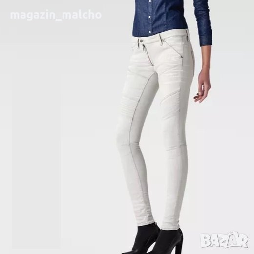 ДАМСКИ ДЪНКИ – G-STAR RAW 5620 ZIP CUSTOM MID SKINNY; размери: W27 L30 и W29 L30, снимка 1