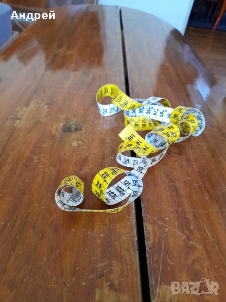 Стар шивашки метър, снимка 1