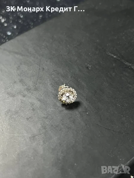 Сребърна обеца , снимка 1