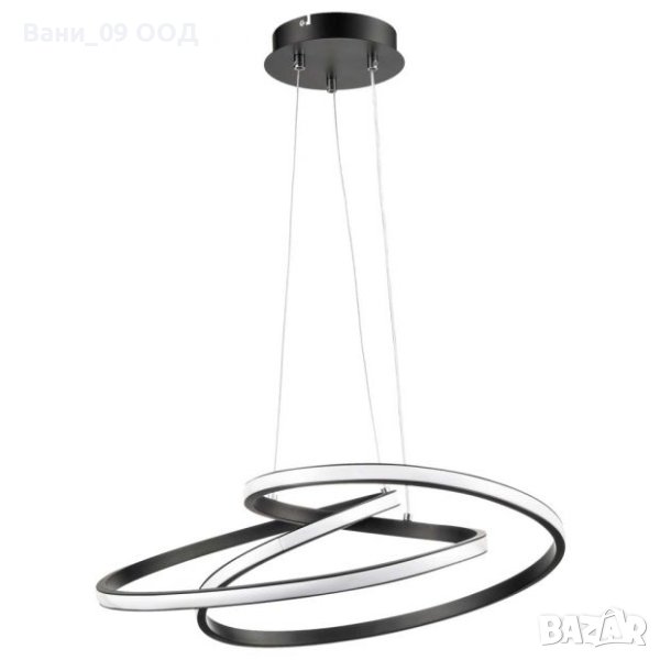 Луксозен полилей със спираловиден дизайн , снимка 1