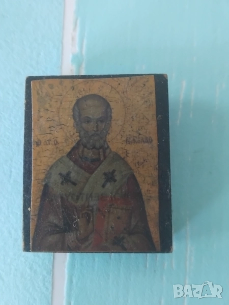 Малка Икона на Светец, снимка 1