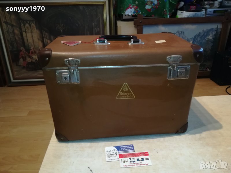 *РЕТРО ЧАНТА-КУФАР 45Х30Х26СМ-0412211616, снимка 1