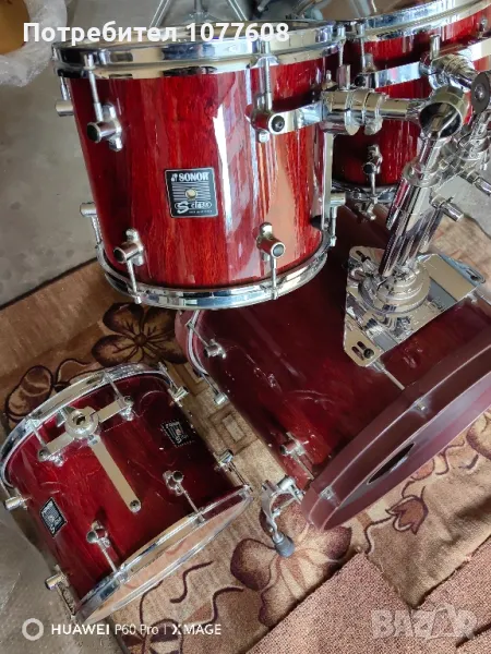🇩🇪АКУСТИЧНИ БАРАБАНИ СОНОР/SONOR S CLASS MADE IN GERMANY 🇩🇪, снимка 1