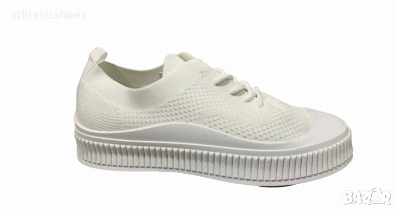 Дамски бели маратонки , снимка 1