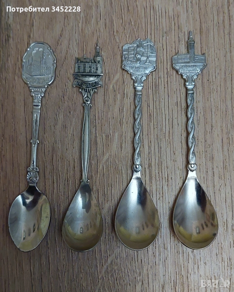 лъжички за колекционери 4 броя , снимка 1