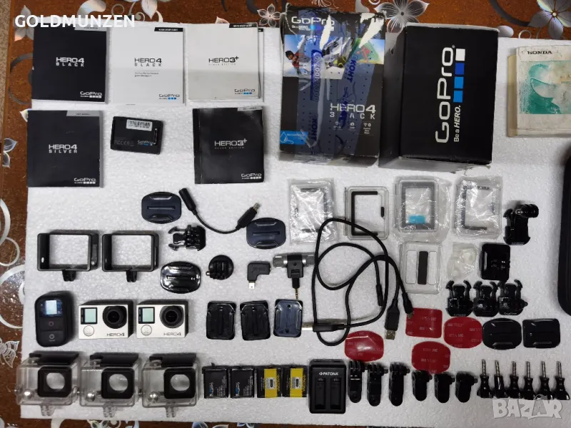 Gopro, Каска, Ботуши, Ръкавици, Навигация, снимка 1