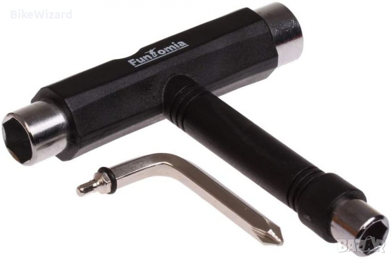 FunTomia Skateboard T Tool Tool Skate Tool Skateboard Longboard  T-Key Разделител с резба НОВО, снимка 1