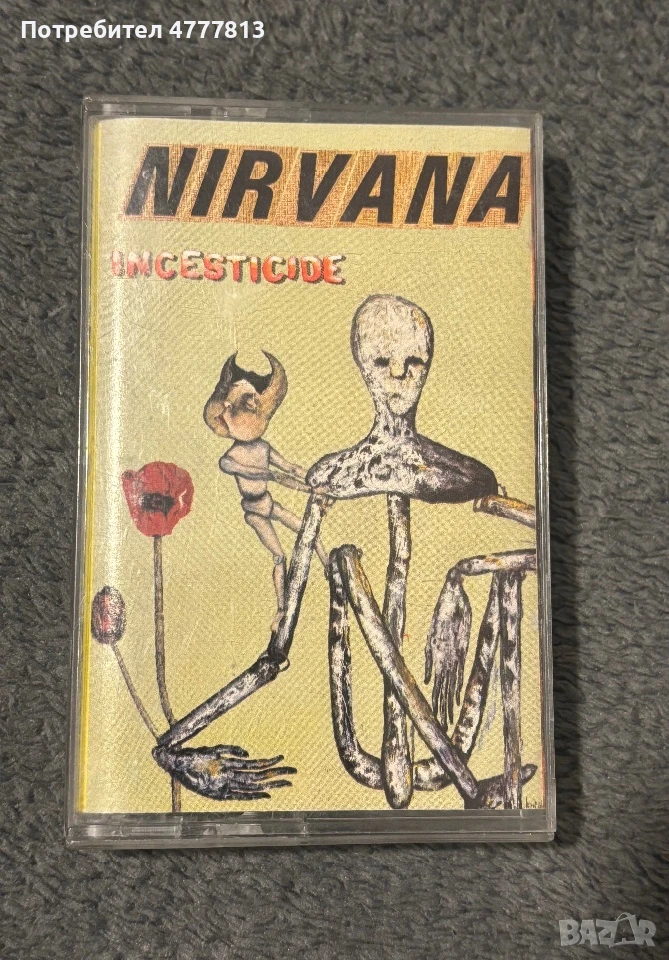Аудио касета Nirvana Incesticide американска, снимка 1