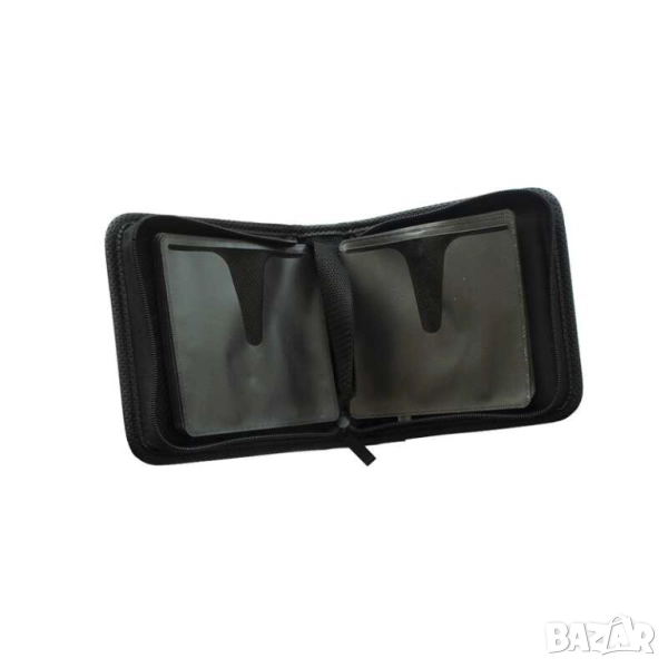 Калъф за дискове Ednet, CD/DVD, 24 диска, Черен, снимка 1