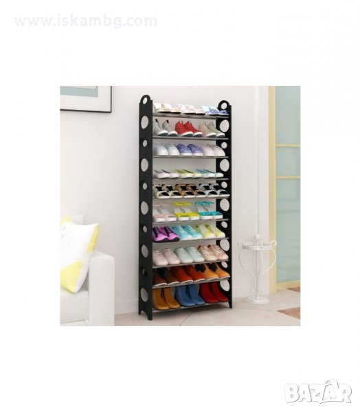 ЕТАЖЕРКА ЗА ОБУВКИ 10 РАФТА, ЗА 30 ЧИФТА ОБУВКИ - код 1495, снимка 1