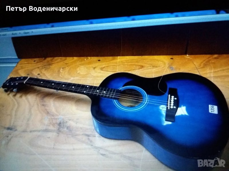 Класическа китара с метални струни 3rb ave acoustic 1. Струни - метални. Китарите с метални струни с, снимка 1