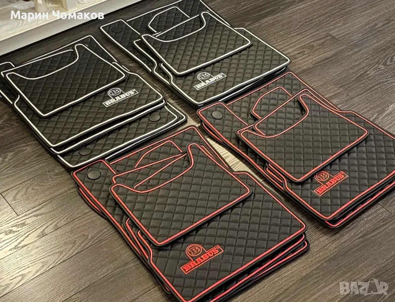 Кожени стелки BRABUS Mercedes G-class W463A W464 от 2018 г.>, снимка 1