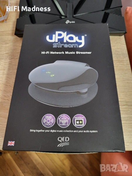 QED uPlay Hi-Fi network music streamer , снимка 1