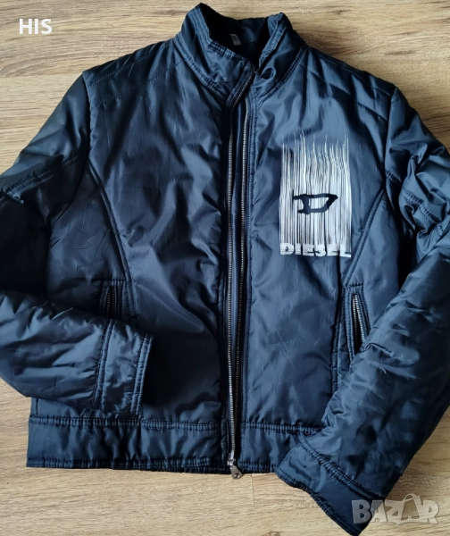 Дамско късо яке, черно-размер S, снимка 1