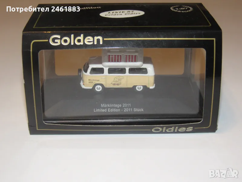 1/87 Schuco Golden Oldies VW 2011. Нов, снимка 1