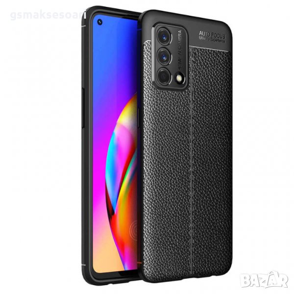 Oppo A74 - Луксозен Кожен Кейс Гръб AF, снимка 1