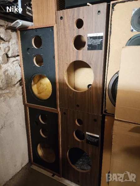 два комплекта кабинети трилентови тонколони , снимка 1