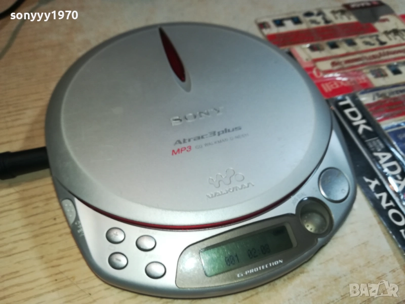 SONY D-NE215 PORTABLE CD PLAYER-WALKMAN 0309251019, снимка 1