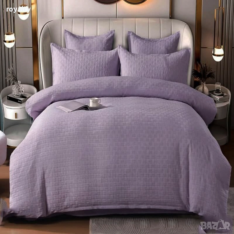 Луксозен комплект с драперия от 100% памук, снимка 1