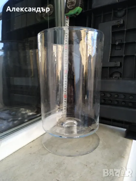 Стъклен буркан  за  бонбони ,аквариум, снимка 1