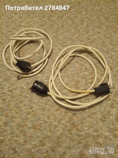 Кабел с щепсел, два броя , снимка 1