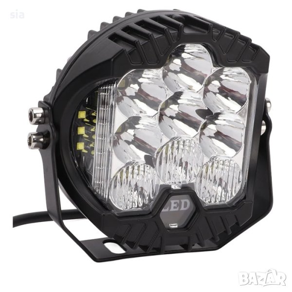 Халоген 20СМ - КРЪГЪЛ, LED, 90W, 12V - 24V, 1бр, снимка 1