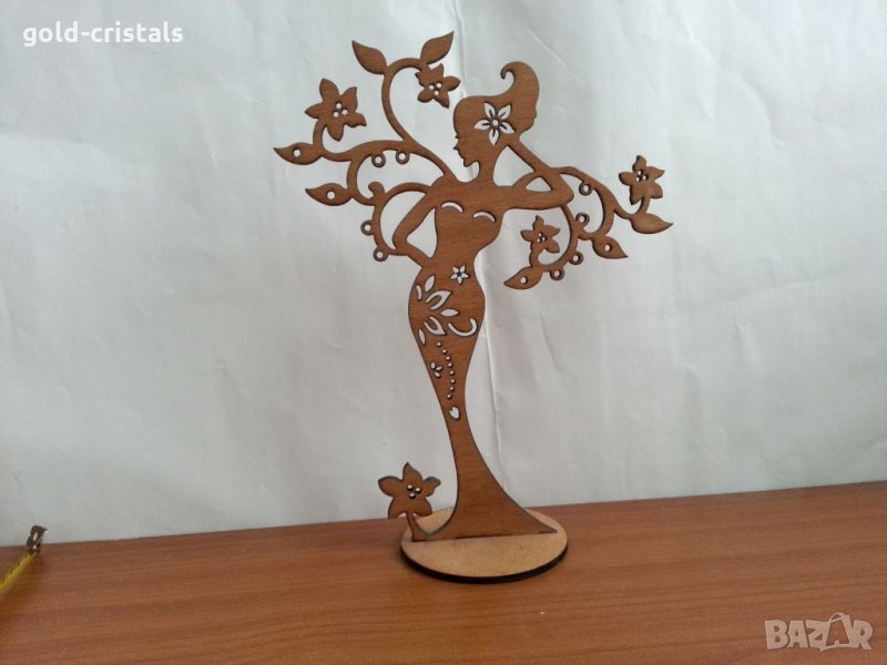 Дървена поставка за бижута , снимка 1